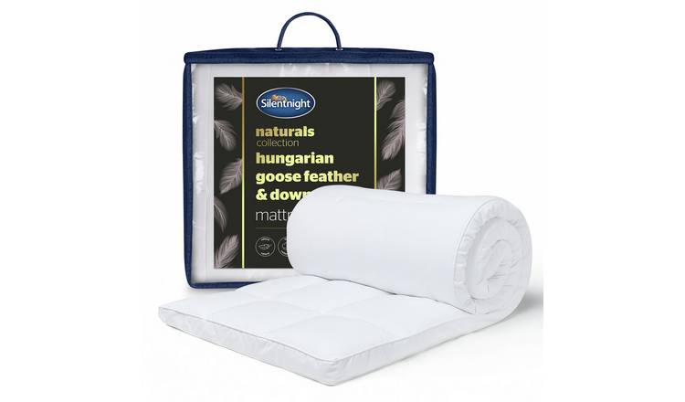 Silentnight Hungarian Goose Feather and Down 3cm Mattress Topper - Double