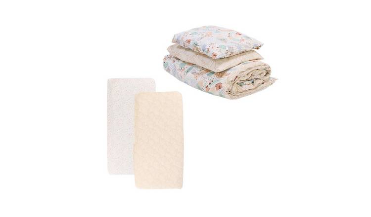 Tutti Bambini Good Life Kids Neutral Cot Bed Bedding Set