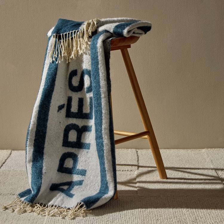 Habitat Mohair Apres Throw - Blue - 150x125cm 0
