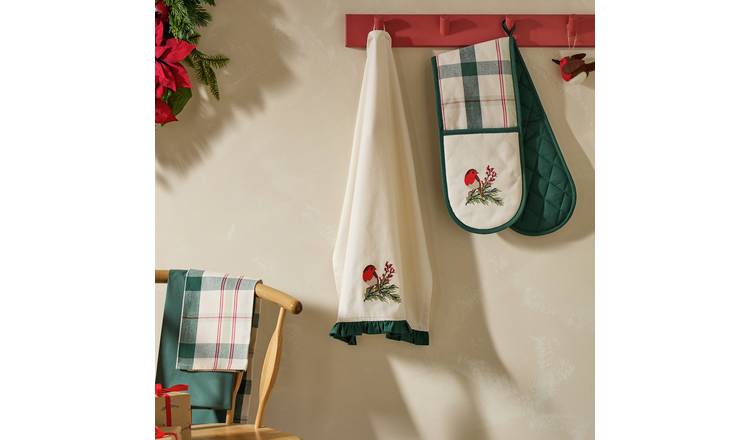 Argos Home Robin Textile Set - Green
