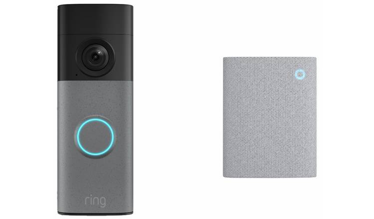 Ring Battery Video Doorbell (2nd Gen) & Chime (3rd Gen) - Speckled Grey