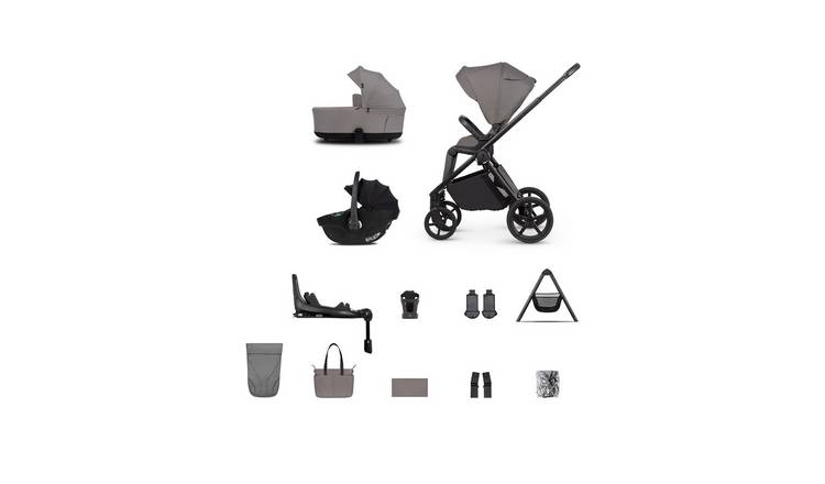 Venicci Claro 2 4 in 1 Plus Travel System Bundle - Black Fog