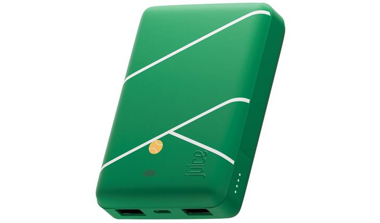 Juice ECO 3 Charge 10000mAh Portable Power Bank - Tennis Edition