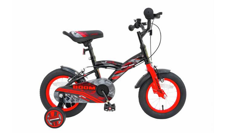 Active Go Boom Street Racer 12Inch Wheel Size Boys Mountain Bike - Red & Black