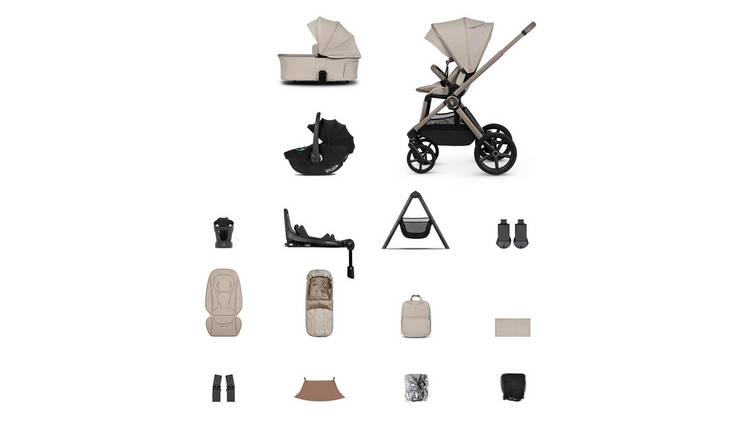 Venicci Upline 3 4in1 Plus Travel System Bundle - Pebble