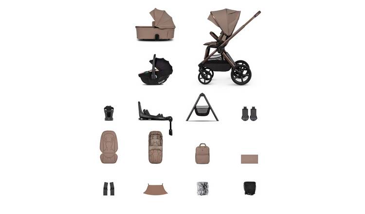 Venicci Upline 3 4in1 Plus Travel System Bundle - Sand