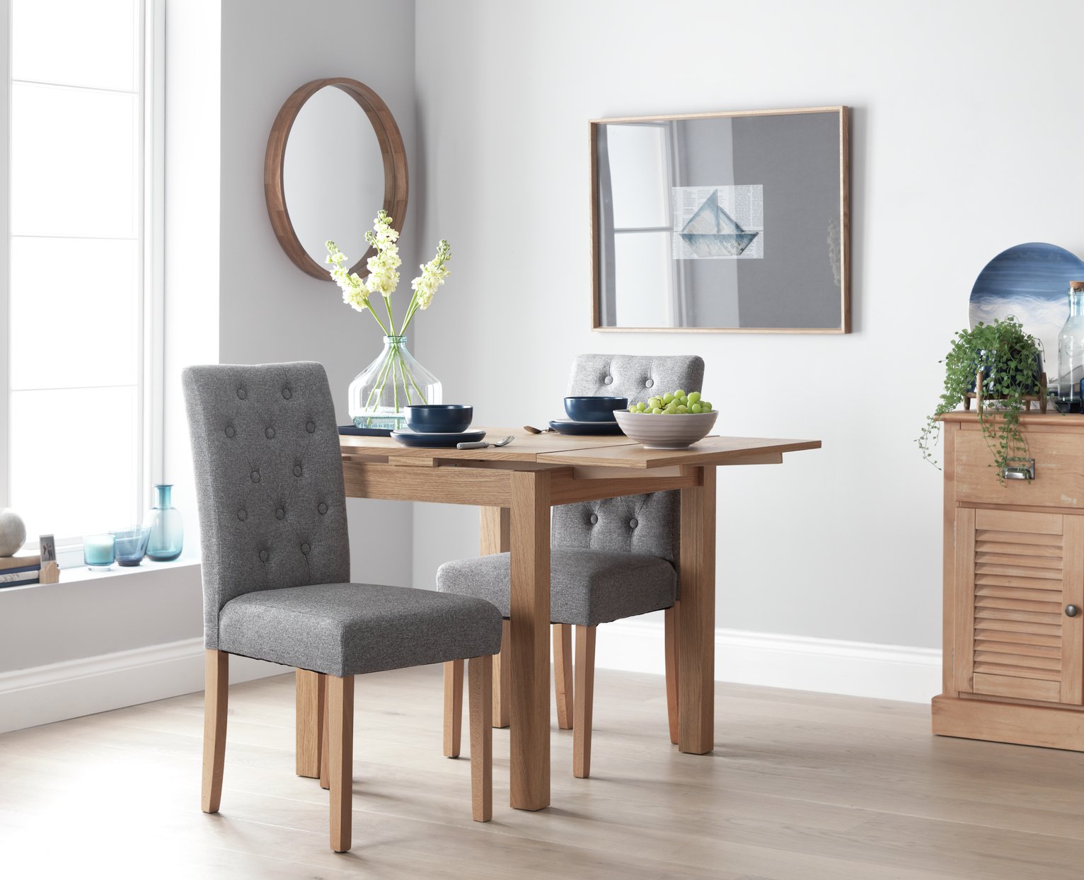 Argos Home Clifton Extending Table & 2 Button Chairs Review