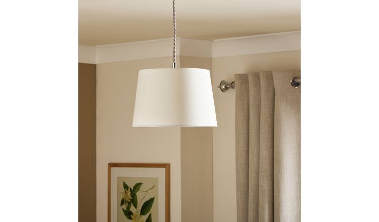 Argos Home Cream Tapered Easy Fit Lampshade - 29cm
