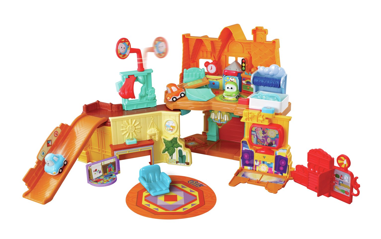 argos vtech toot toot garage