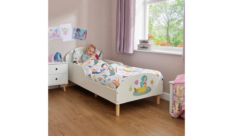 Liberty House Toys Mermaid Toddler Bed Frame - White