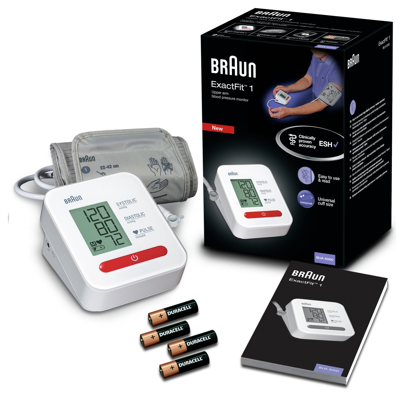 Braun BUA5000 ExactFit 1 Upper Arm Blood Pressure Monitor Reviews