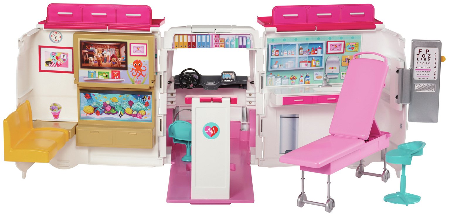 Barbie Care Clinic Vehicle Review