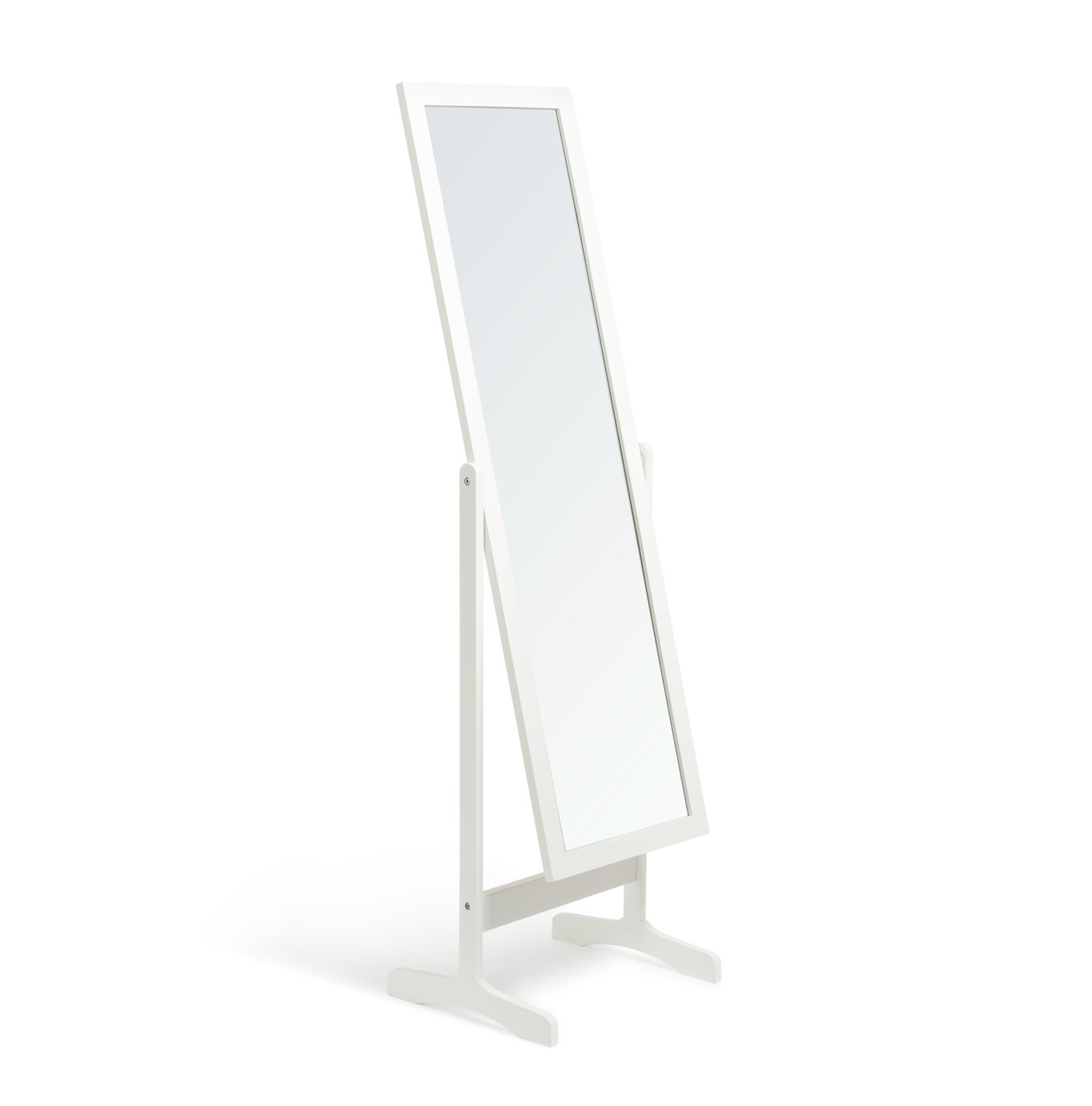 Argos Home Full Length Wooden Cheval Mirror - White