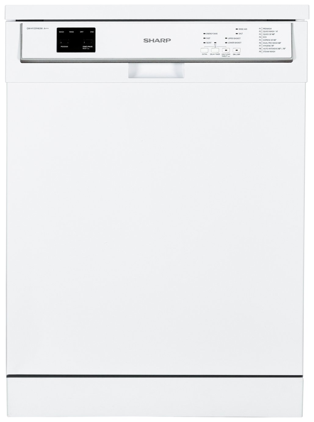 Sharp QWHY25F463W Full Size Freestanding Dishwasher Reviews