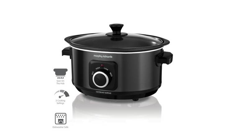 Buy Morphy Richards Evoke 3.5L Sear and Stew Slow Cooker Black