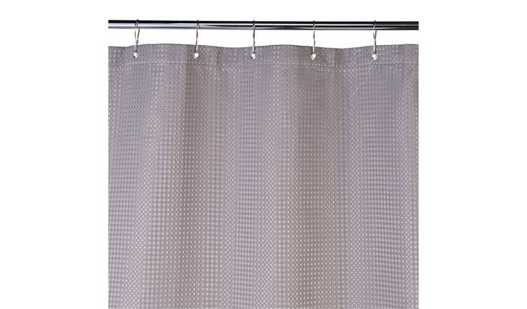 Waffle shower hot sale curtain