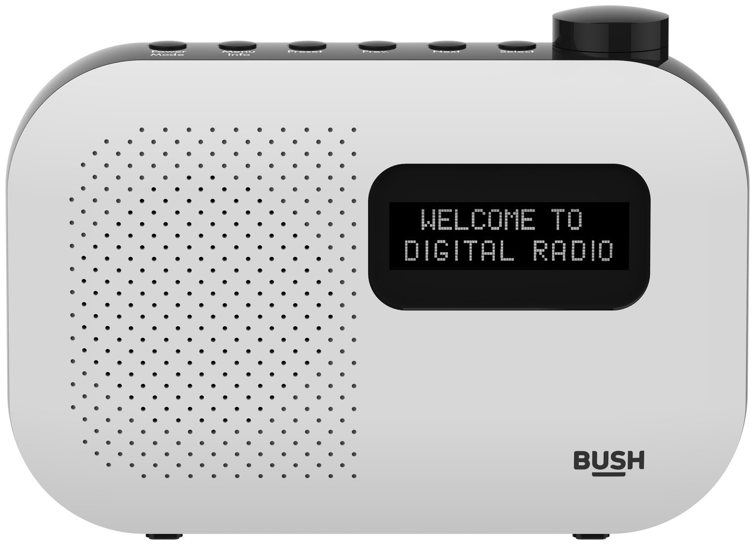 Bush Mono DAB Radio - White