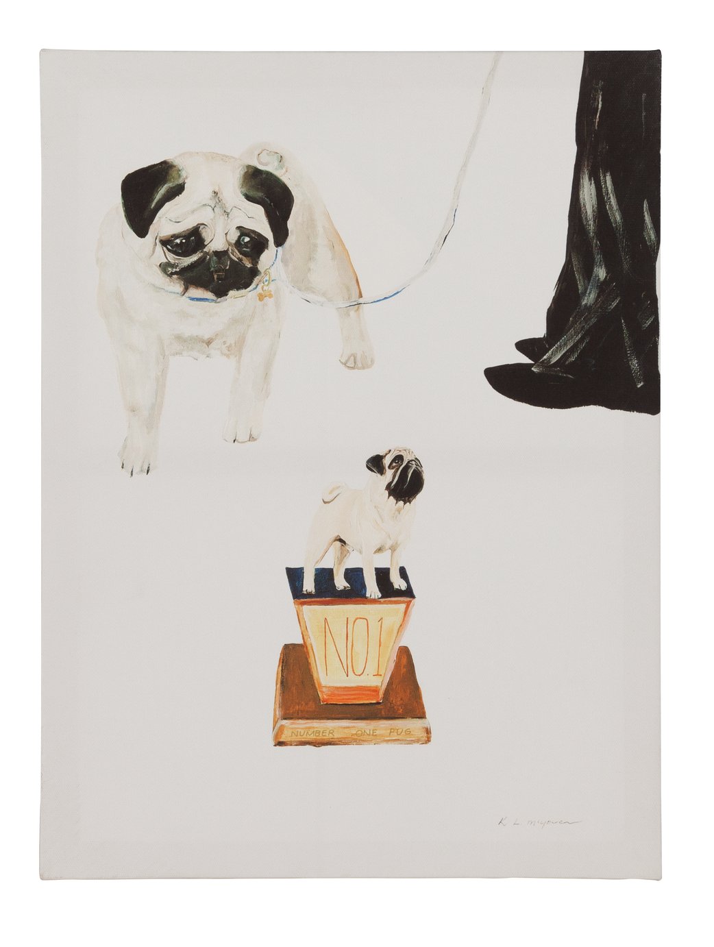 The Art Group Kathryn McGoven Pug Canvas Review