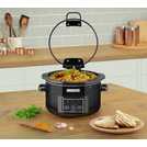 Argos Product Support for Morphy Richards 460751 Compact Square Slow Cooker  - Black (464/9481)