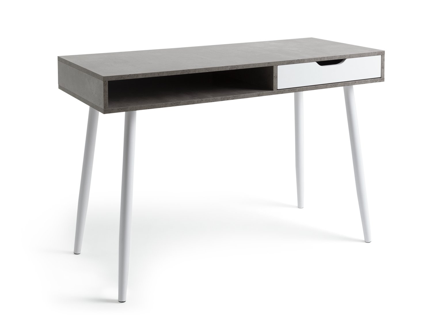 Habitat Concrete Style Office Desk Grey (8472544) Argos Price