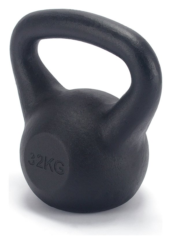 Men's Health Cast Iron Kettlebell - 32kg