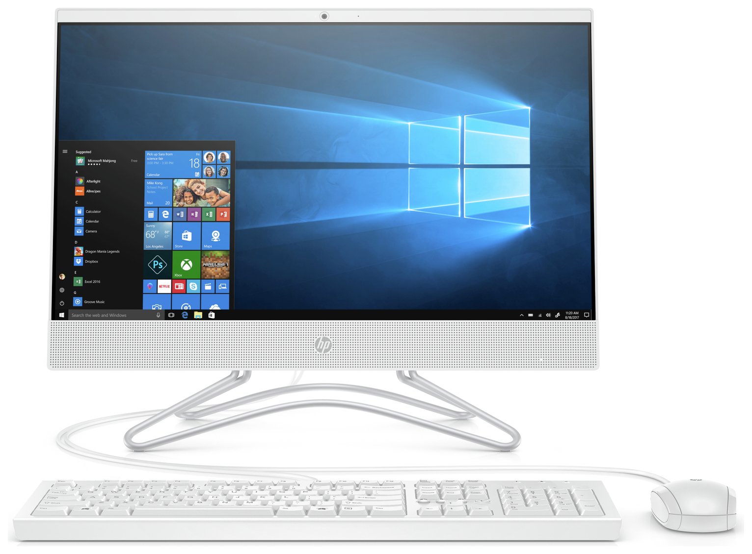HP 21.5 Inch Celeron 4GB 2TB AllinOne Desktop PC Reviews