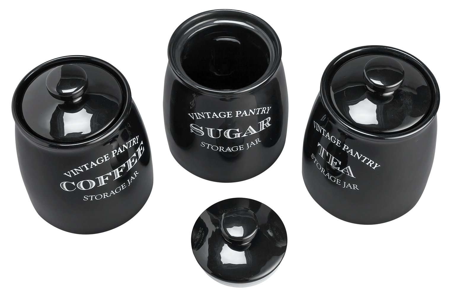 Argos Home Eve Traditional Set of 3 Storage Jars Reviews