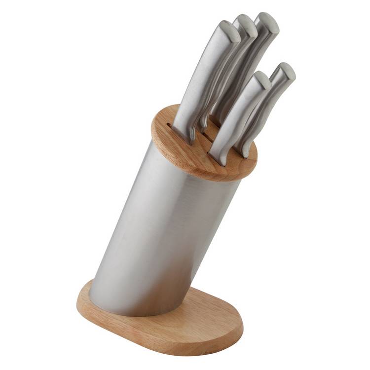 Argos Home 5 Piece Knife Block Set 0