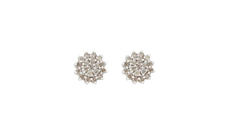 White gold clearance studs argos