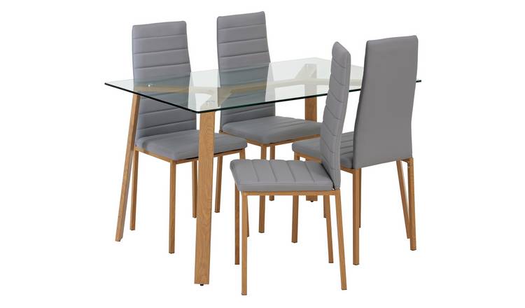 Argos dining room table deals and chairs