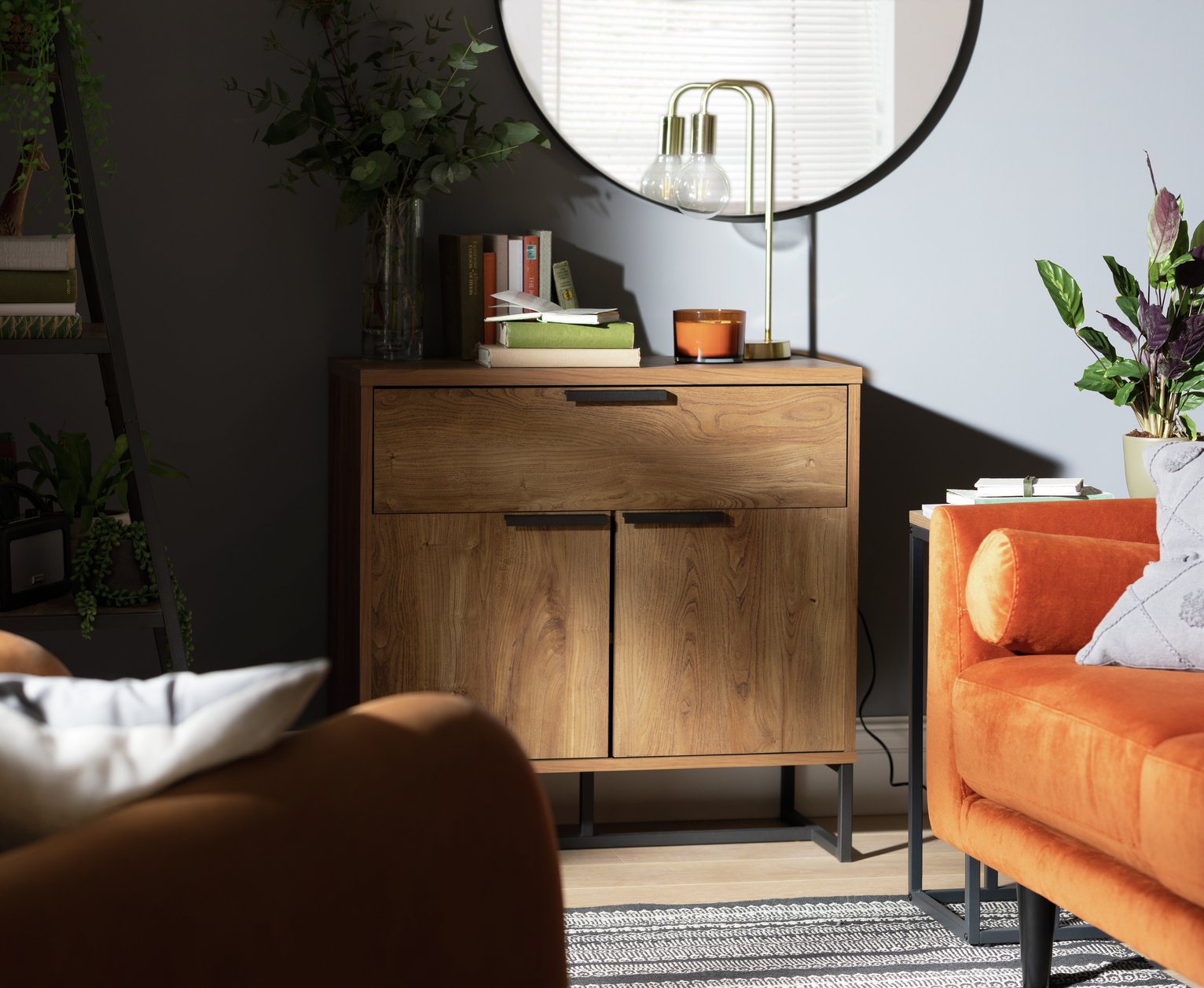 Habitat Nomad Small Sideboard - Oak Effect