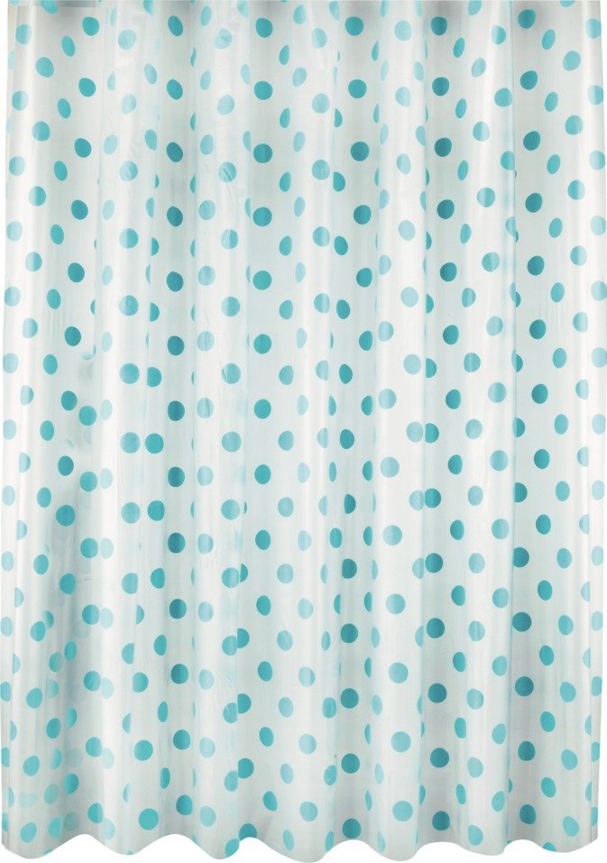 Habitat Polka Dot Shower Curtain - Blue