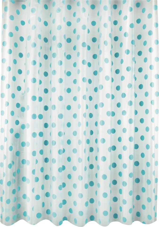 polka dot shower curtain