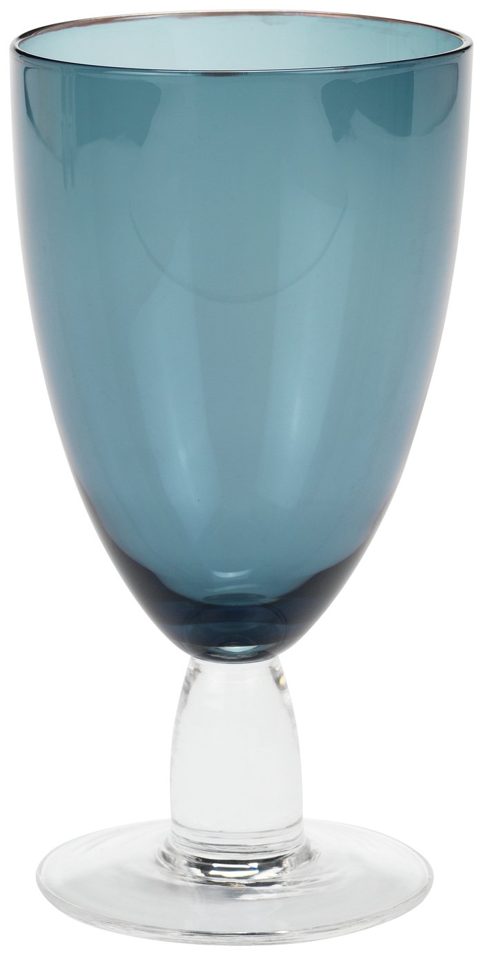 Argos Home Shibori Blue Wine Glasses - Set of 6 