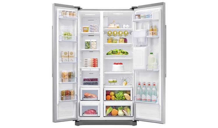 Buy Samsung Rs52n3313sa Eu American Fridge Freezer Silver Fridge Freezers Argos