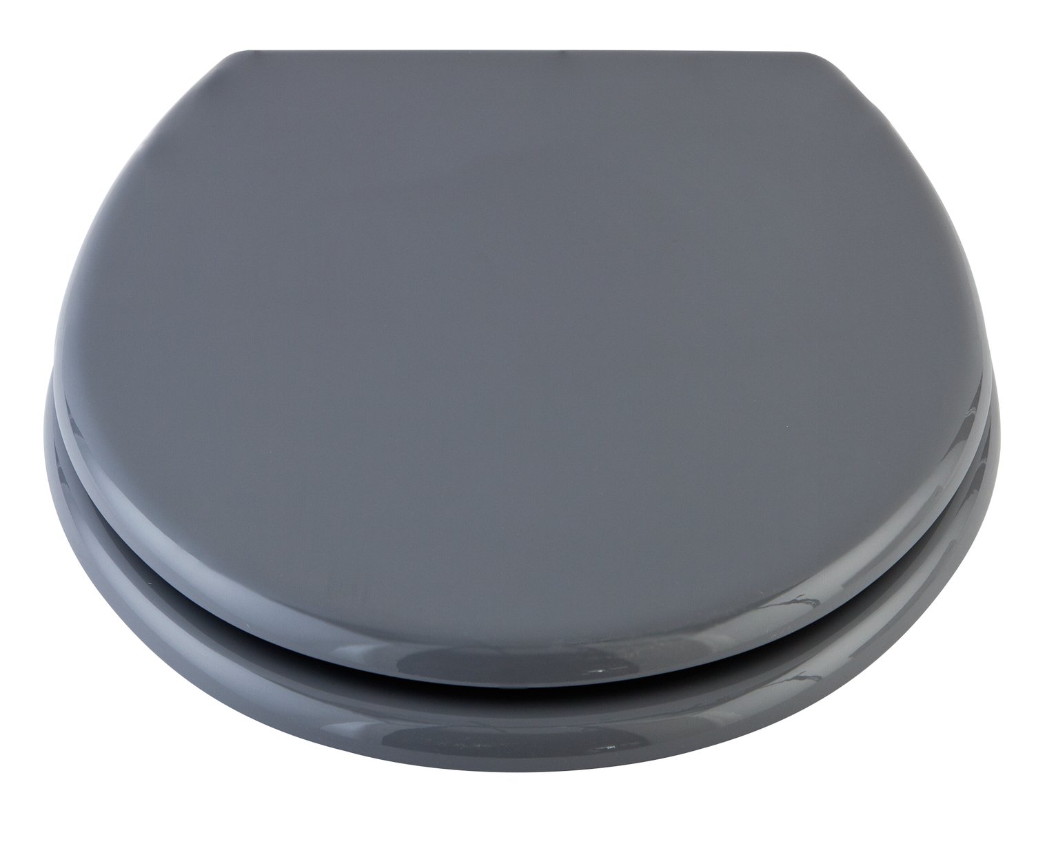 Argos Home Moulded Wood Toilet Seat - Flint Grey