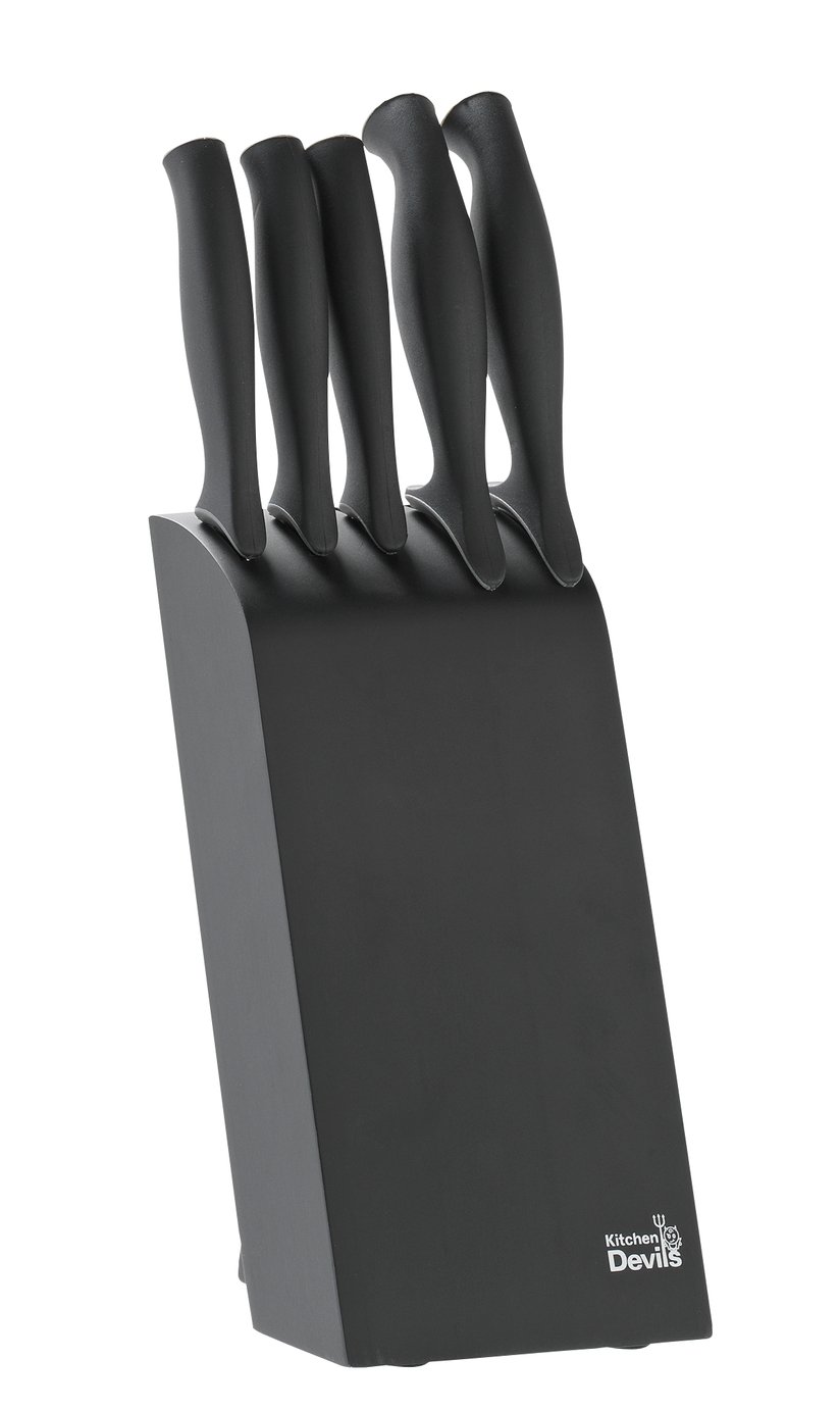 kitchen devil knife block set        <h3 class=