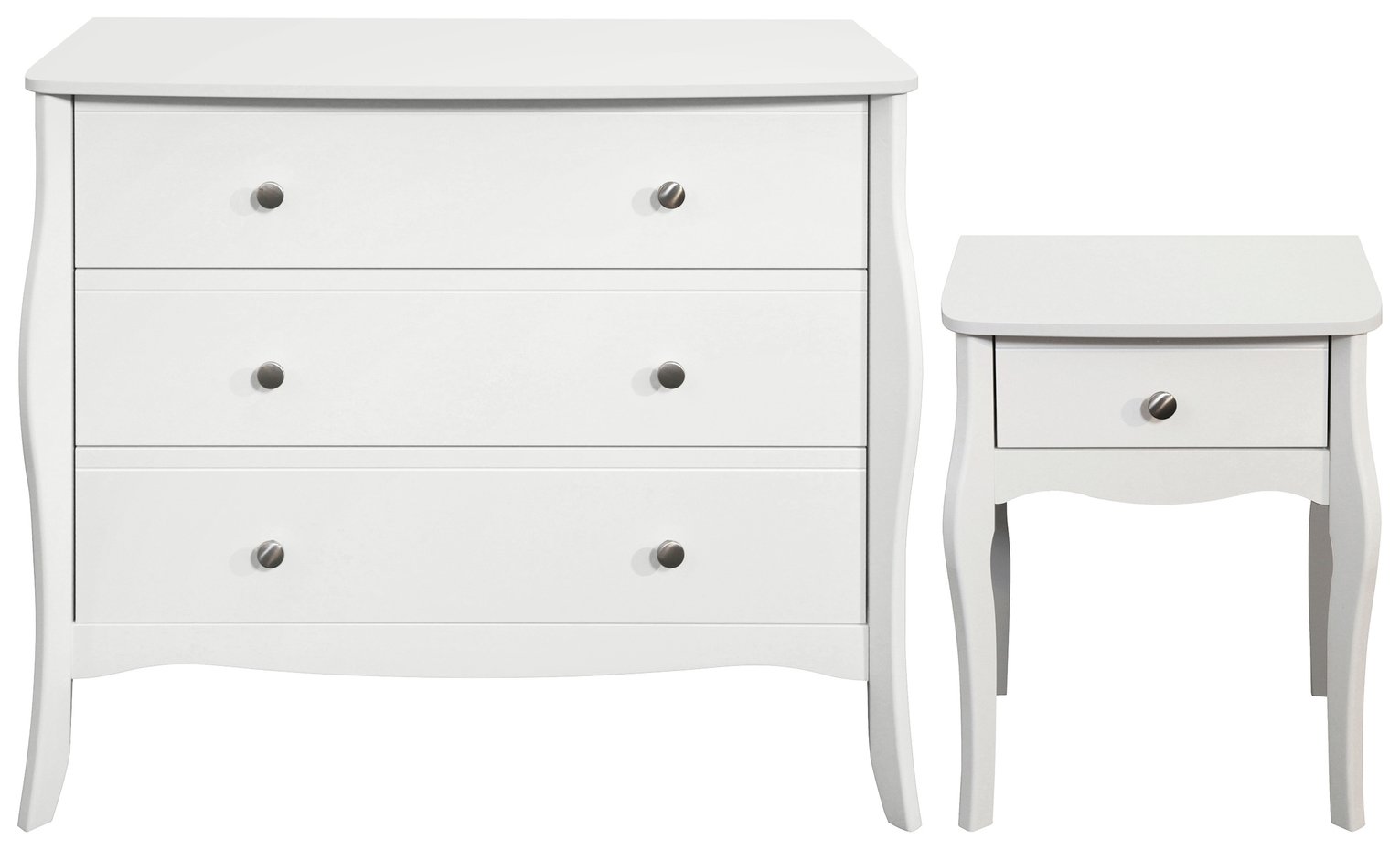 Argos Home Amelie Bedside Table & 3 Drawer Chest Set Reviews Updated