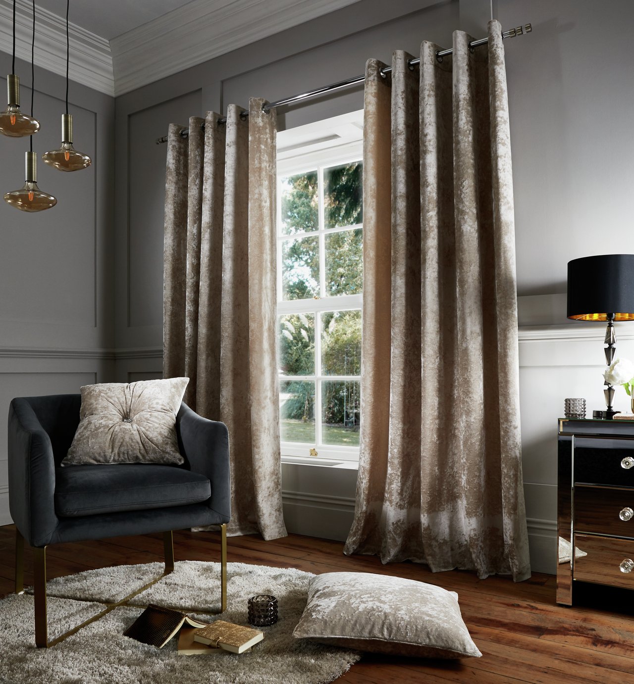 Catherine Lansfield Crush Velvet Curtains 168x137 Review