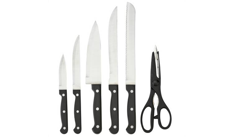 Buy Argos Home Essential 6 Piece Knife Set | Knives and knife blocks ...