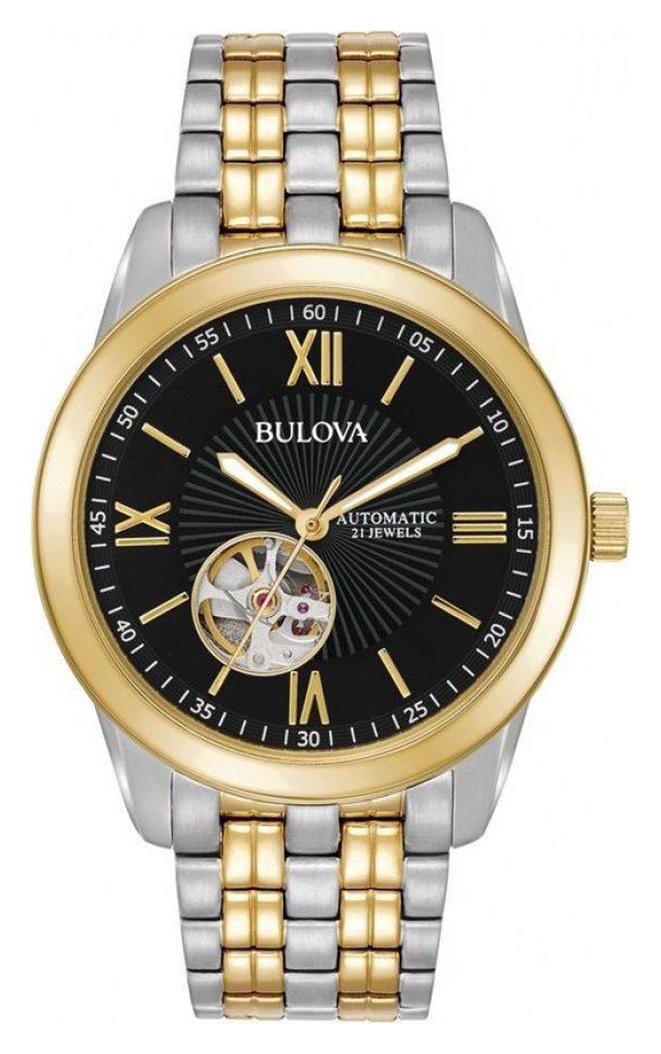 Bulova Men's Two Tone Stainless Steel Watch