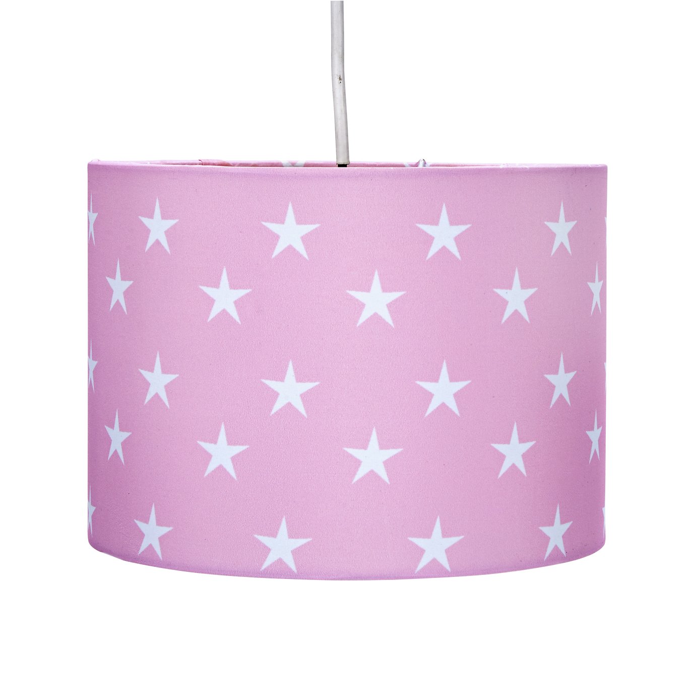 Argos Home Star Print Kids Light Shade - Pink