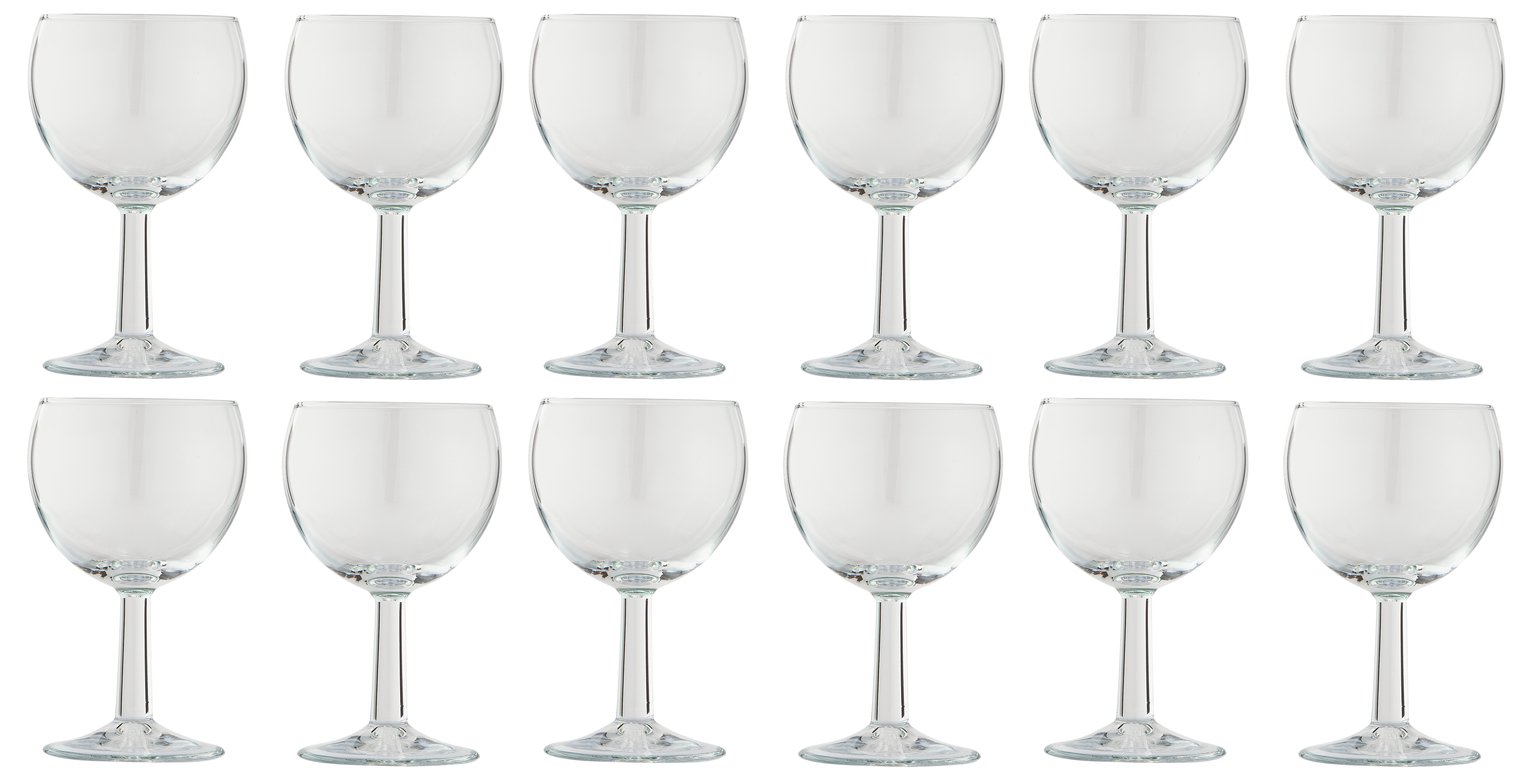 Argos Home Set of 12 Basic Wine Glasses
