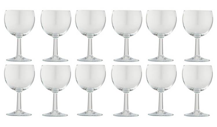 Argos Home Set of 12 Basic Wine Glasses