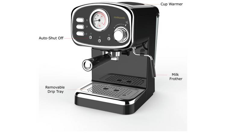 coffee machine with milk frother uk