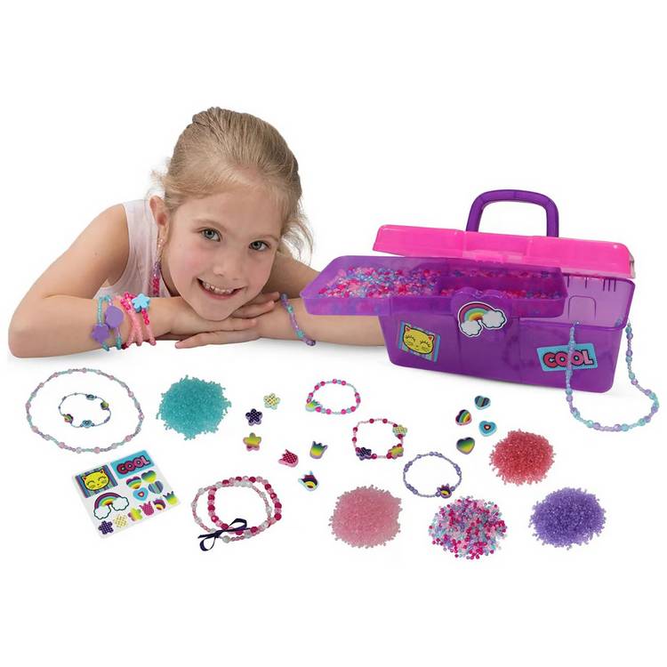 Chad Valley Be U Bead Box and 5000 Beads 0
