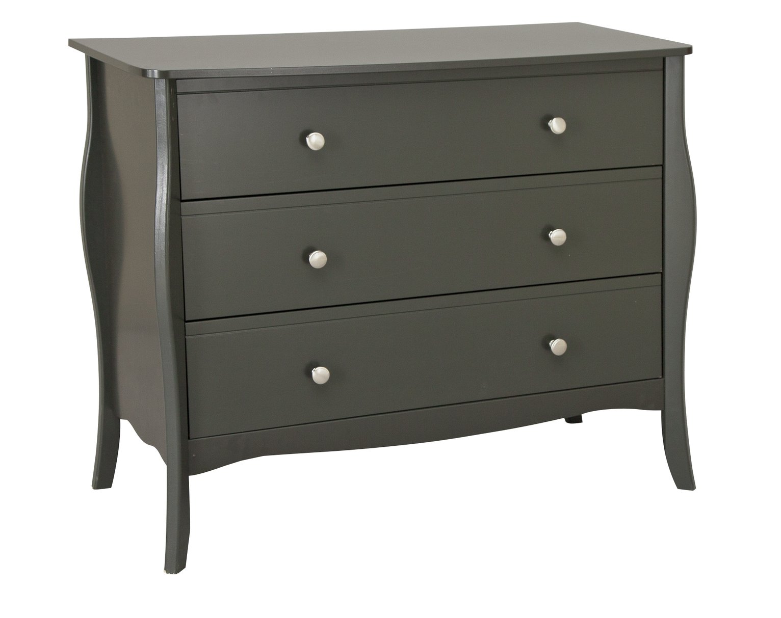 Argos Home Amelie 3 Drawer Chest - Black