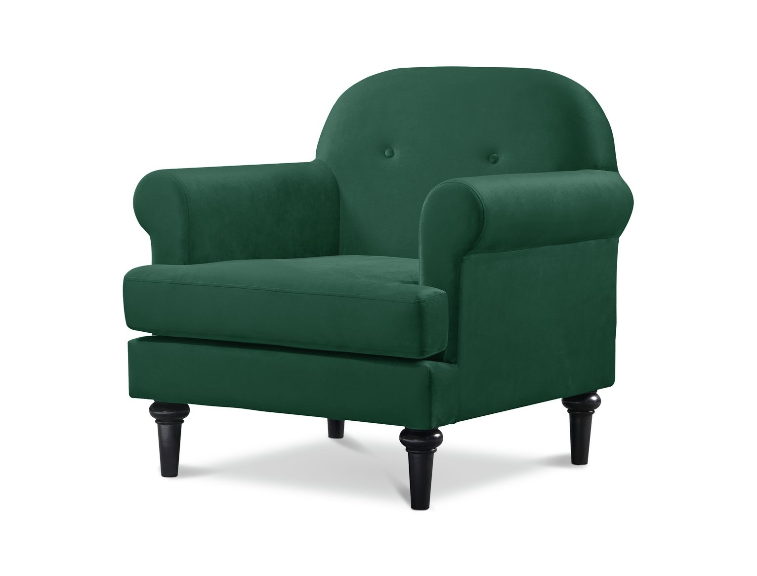 Argos Home Whitney Velvet Armchair - Green