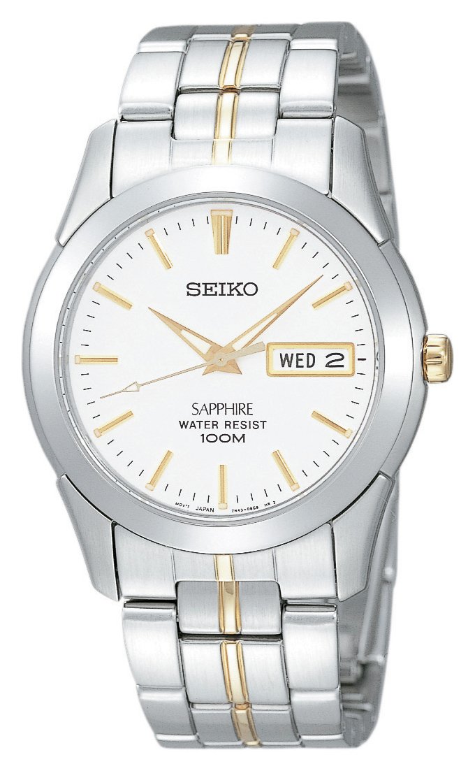 Seiko Men's Two Tone Stainless Steel Bracelet Watch