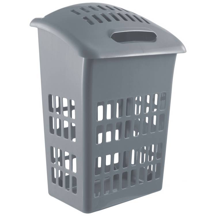 Argos Home 54 Litre Laundry Bin - Flint Grey 0